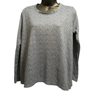 Jaclyn Intimates Size Medium Blue Knit Long Sleeve Shirt